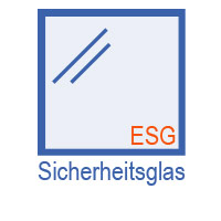 Schaukasten mit ESG-Sicherheitsglas